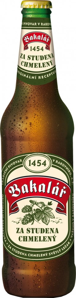 Пиво Bakalar Dry Hopped Lager светлое фильтрованное 5,2% 0,5 л