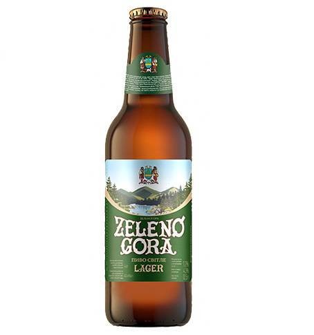Пиво Zeleno Gora 4,3% 0,5л