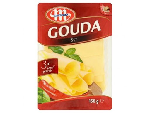 Сир твердий нарізний Gauda Mlekovita 45% 150г